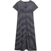 Superdry für Damen. W8011860A Kurzärmeliges Midi-Strickkleid navy (M), Lässig, Baumwolle, Kurzarm, Marine