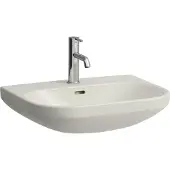 Laufen LUA Waschtisch, 1 Hahnloch, mit Überlauf, 600x460mm, H8110830491041, Farbe: Pergamon