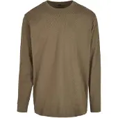 Build Your Brand Long Sleeve Tee With Cuffrib