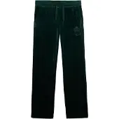 Superdry für Damen. W7011223A Jogger Country Club Velour grün Jogger Hose (S), Lässig, Polyester