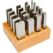 Elmag Parallel-Unterlegplatten-Satz 40-tlg., 100X2/3/4/5/6 mm