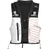 La Sportiva - Trail-/Laufweste - Ultra Trail Vest 10L White/Cherry Tomato - Größe L - Weiß