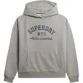 Superdry für Damen. W2012452A Athletic Essentials Relax Sweatshirt grau (XL), Lässig, Baumwolle