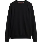 Superdry für Herren. M2014307A Essential Logo Raglan Sweatshirt schwarz (L), Lässig, Baumwolle