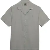 Superdry für Herren. M4011138A Graues Hemd Cabana (S), Lässig, Baumwolle, Kurzarm