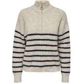 ONLY "ONLTOKYO L/S ZIP PULLOVER KNT NOOS"