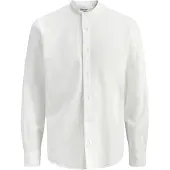 Jack & Jones Breeze Band Linen Blend Langarmhemd