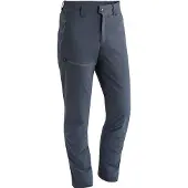 Maier Sports Outdoorhose "Nil Wool", Herren, Gr. 56, Normalgrößen, grau, 85% Polyamid, 15% Elasthan, Hosen Outdoorhose, Herren Winter Wanderhose, Funktionshose mit Wollwattierung
