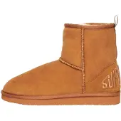 Superdry für Damen. WF210078A Braune Stiefel aus Wildleder und Sherpa (40/41), Wohnung, Keine, Lässig