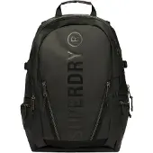 Superdry Unisex. W9110342A Canvas Rucksack schwarz (OSFA), Lässig, Polyester