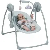 Chicco Swing&Play Elektrische Babyschaukel ab 0 Monaten+, 5 Schaukelgeschwindigk