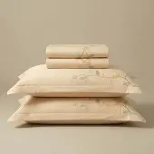 Svilanit Bestickte PREMIUM Baumwoll-Satin-Bettwäsche Florence