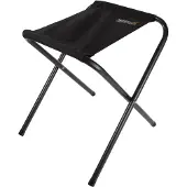 DigiRigi Regatta Marcos Leichter, faltbarer Campingstuhl – Klappstuhl mit stabilem Stahlrahmen, nur 1,2 kg, Unisex, Schwarz, ideal für Camping, Festivals und Angeln
