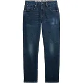 Superdry für Herren. M7010887A Vintage Slim Straight Jeans blau (31/32), Lässig, Baumwolle, Denim