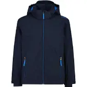 CMP Kinder Skijacke Ski Jacket Snaps Hood Blau 110