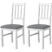 LeafDesign ESSZIMMERSTUHL - 2er-Set Bos 4 weiss soro 90