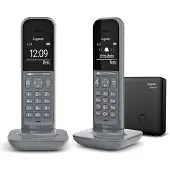 Siemens Gigaset Cl390 Duo Schnurloses Festnetztelefon Grau One Size / EU Plug 220V Grau One Size