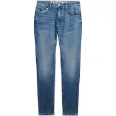 Superdry für Herren. M7011420A Blaue Skinny-Jeans im Vintage-Look (32/32), Lässig, Baumwolle, Denim