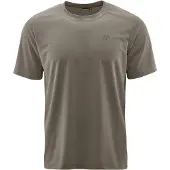 Maier Sports T-Shirt "Walter", Herren, Gr. S, braun (schlamm), 100% Polyester, Rundhals, Shirts T-Shirt, Herren Kurzarmshirt, leichtes Sommer Funktionsshirt, Rundhals, Reg Fit