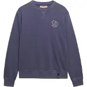 Superdry für Herren. M2014491A Merchant Sweatshirt blau (L), Lässig, Baumwolle