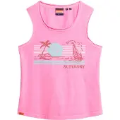 Superdry Outdoor Stripe Scoop ärmelloses T-shirt
