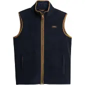 Superdry für Herren. M5012157A Estate Fleece-Weste Eclipse navy (S), Lässig, Polyester, Marine