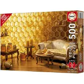 Educa - 500-teiliges Kinderpuzzle Plus | Honey Sweet Home | Maße: 48 x 34 cm | Ab 11 Jahren (20583)