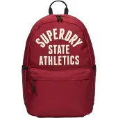 Superdry Unisex. W9110429A Athletic Montana Rucksack rot (OSFA), Lässig, Polyester