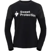Sweet Protection Hunter Merino Hybrid Langarm Enduro Trikot Schwarz M Frau Schwarz M