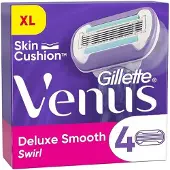 Gillette Venus Deluxe Smooth Swirl, Frauen, Venus, Violett, 4 Stück(e)