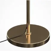 Maytoni Stehlampe Dallas, gold/weiß, Höhe 150 cm, 6-flammig, Dimmer