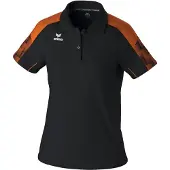 Erima EVO STAR Poloshirt schwarz/orange 44