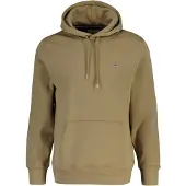 Gant für Herren. 2007058 Kapuzenpullover Shield taupe (S), Lässig, Baumwolle