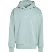 Adidas Kapuzensweatshirt SPORTSWEAR "ALL SZN HOODIE", Herren, Gr. M, blau (wonder sage), Obermaterial: 70% Baumwolle, 30% Polyester, angesetztes Bündchen, Sweatshirts Kapuzensweatshirt