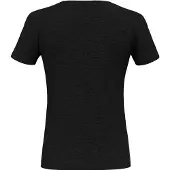 Salewa - Women's Eagle Minilogo Alpine Merino T-Shirt - Merinoshirt Gr 40 schwarz