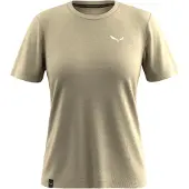 Salewa - Women's Eagle Minilogo Alpine Merino T-Shirt - Merinoshirt Gr 34 beige