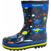 Kangaroos K-Summerrain Kinderschuhe Jungen Gummistiefel Blau Freizeit