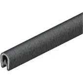 Obo Bettermann OBO 6072909 Kantenschutzband für Bleche Polyvinylchlorid schwarz KSB 2 PVC - 10 Meter