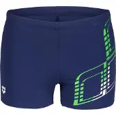 Arena Herren Badehose Graphic Swim Short 010793-708 8 - Navy-Multi - 8