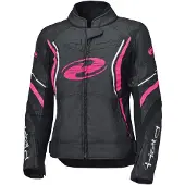 Held Baxley Top wasserdichte Damen Motorrad Textiljacke, schwarz/pink, S