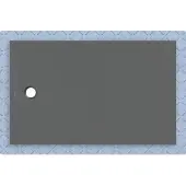 Geberit 551025DM1 CleanFloor30 Duschfläche 160 x 100 cm