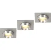 Globo Deckenstrahler Wohnzimmer Einbaustrahler Deckenleuchte 3er Set 12270-3