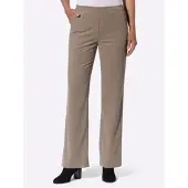 Inspirationen Cordhose , Damen, Gr. 54, Normalgrößen, beige (taupe), 100% Polyester, Hosen Cordhose