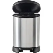 Curver Metallic's Abfallbehälter 5 Liter, metallic-Silber