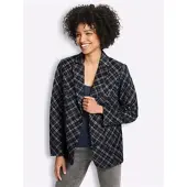 HEINE Jackenblazer "Blazer", Damen, Gr. 40, marine, 80% Polyester, 20% Wolle, Blazer Jackenblazer