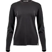 Aclima - Women's Lightwool 180 Crewneck - Merinoshirt Gr L schwarz