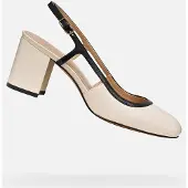 Geox Cremefarbene Damen-Pumps mit Absatz, Virnilisa 65 36