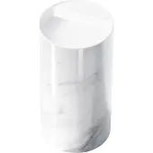 Steinberg Serie 540 Standwaschtisch, freistehend, rund, mit Überlauf, 455x455x900mm, 540602052