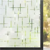 OEM Statische UV-beschermende raamfolie in kruispatroon, 30 x 400 cm