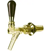 Ich-zapfe Kompensatorschankhahn Modell Speedy X transparent, goldfarbig